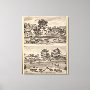 Valley Ridge- en Buell-residentie Canvas Afdruk