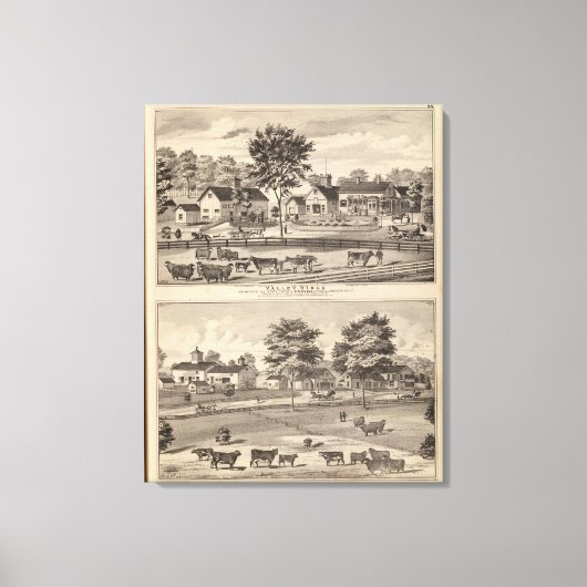 Valley Ridge- en Buell-residentie Canvas Afdruk (Voorkant)