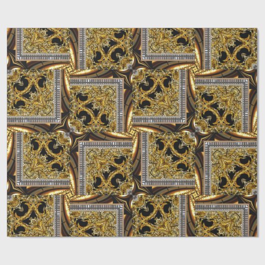 Valley Rox Elegant Designer Wrapping Paper Cadeaupapier (Vlak)