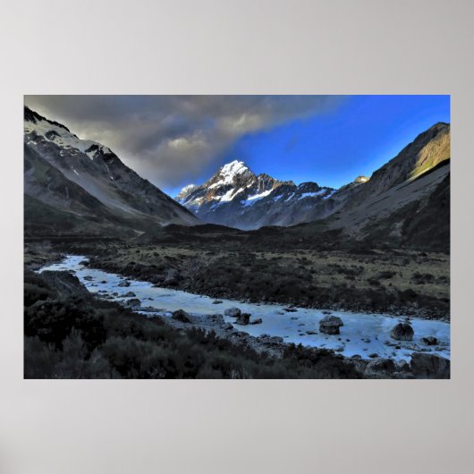 Valley to Aoraki Poster (Voorkant)