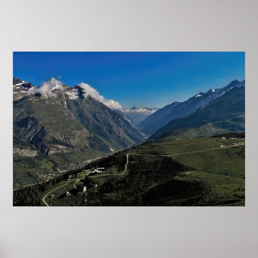 Valley to Zermatt Poster (Voorkant)