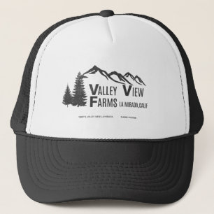 Valley Uitzicht Boerderijen La Mirada vintage Trucker Pet