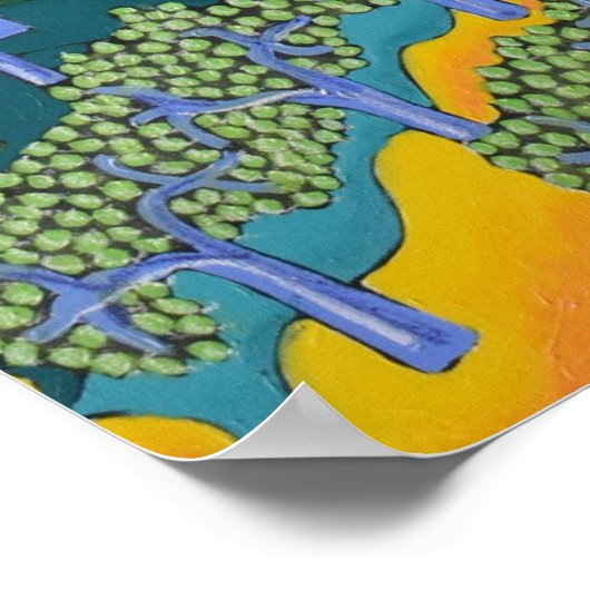 Valley Uitzicht en Parkdale Poster (Hoek)