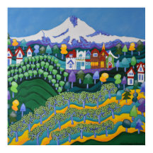 Valley Uitzicht en Parkdale Poster