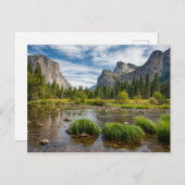 Valley Uitzicht in het Nationaal Park Yosemite Briefkaart (Voorkant / Achterkant)