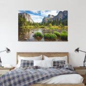 Valley Uitzicht in het Nationaal Park Yosemite Canvas Afdruk (Insitu (Slaapkamer))