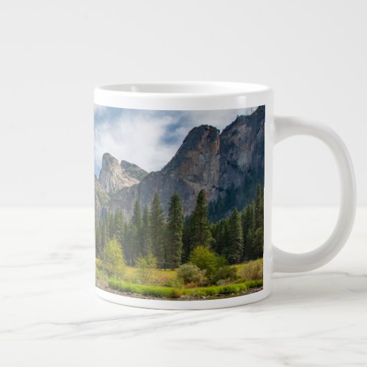 Valley Uitzicht in het Nationaal Park Yosemite Grote Koffiekop (Rechts)