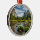 Valley Uitzicht in het Nationaal Park Yosemite Metalen Ornament (Rechts)