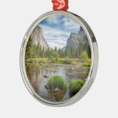 Valley Uitzicht in het Nationaal Park Yosemite Metalen Ornament (Links)