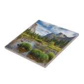 Valley Uitzicht in het Nationaal Park Yosemite Tegeltje (Zijkant)