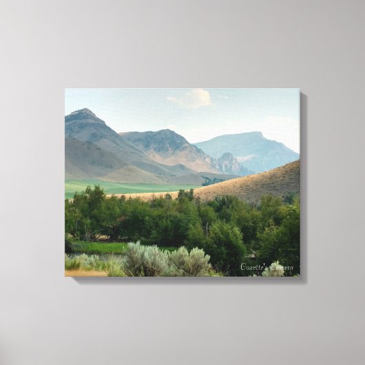 Valley View Canvas Afdruk (Voorkant)