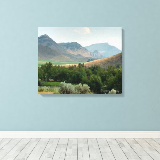Valley View Canvas Afdruk (Insitu (Houten vloer))