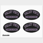 Valley Vista-moesson Ovale Sticker (Vel)