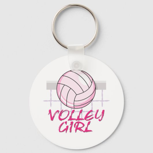 valley volley meisje volleyball ontwerp sleutelhanger (Voorkant)