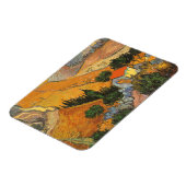 Valley with Plowman door Vincent van Gogh Magneet (Linkerzijde)