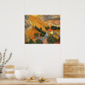 Valley with Plowman door Vincent van Gogh Poster (Keuken)