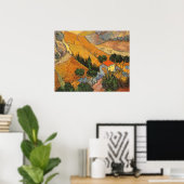 Valley with Plowman door Vincent van Gogh Poster (Thuiskantoor)