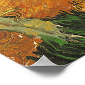 Valley with Plowman door Vincent van Gogh Poster (Hoek)