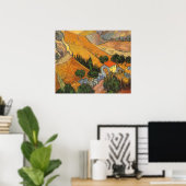 Valley with Plowman door Vincent van Gogh Poster (Thuiskantoor)
