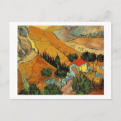 Valley with Plowman (F727)Van Gogh Fine Art Briefkaart (Voorkant)