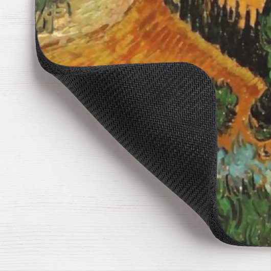 Valley with Plowman (F727)Van Gogh Fine Art Muismat (Hoek)