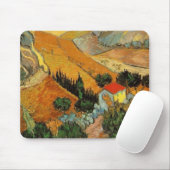 Valley with Plowman (F727)Van Gogh Fine Art Muismat (Met muis)