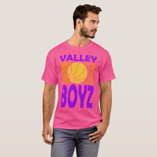Valleyboyz Retro Suns Logo T-shirt (Voorkant volledig)