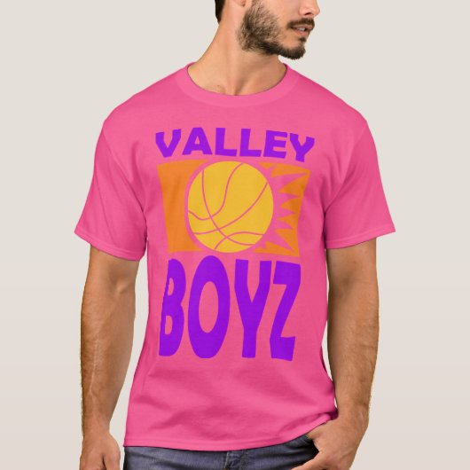 Valleyboyz Retro Suns Logo T-shirt (Voorkant)