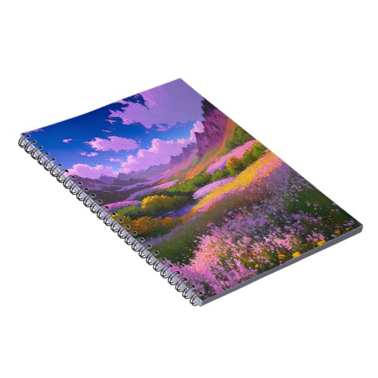 Valley's Blossom Kaleidoscoop Notitieboek (Rechterzijde)