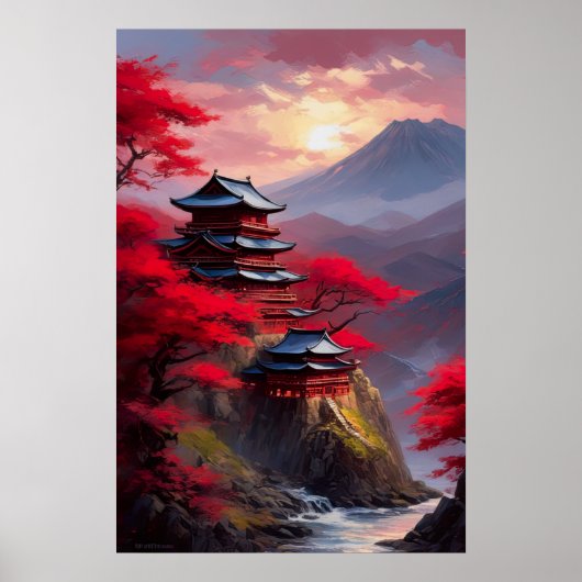 Valley's Guardian, Tempelcomplex Poster (Voorkant)