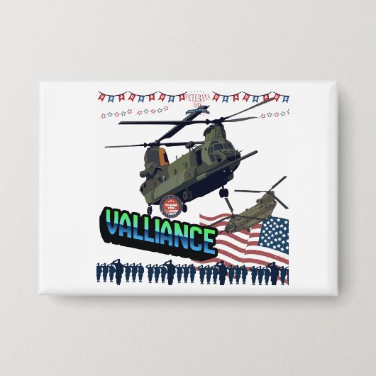 Valliance wit button (Voorkant)