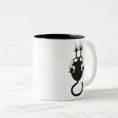 Valling Cat Tweekleurige Koffiemok (Voorkant rechts)