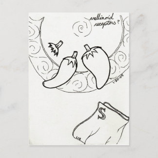 Vallinoïde receptoren briefkaart