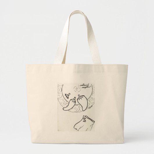 Vallinoïde receptoren grote tote bag (Voorkant)