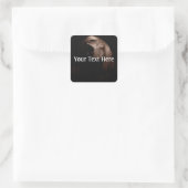 Valln Break vrij Vierkante Sticker (Tas)