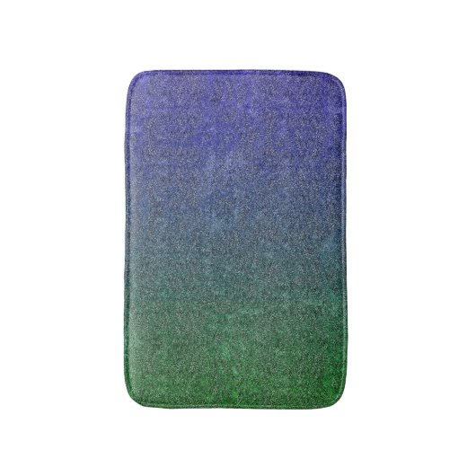 Valln Forest Nightfall Glitter Gradient Badmat (Voorkant Verticaal)