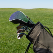 Valln Forest Nightfall Glitter Gradient Golfheadcover (Insitu)