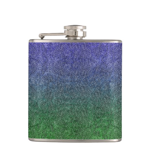 Valln Forest Nightfall Glitter Gradient Heupfles (Voorkant)