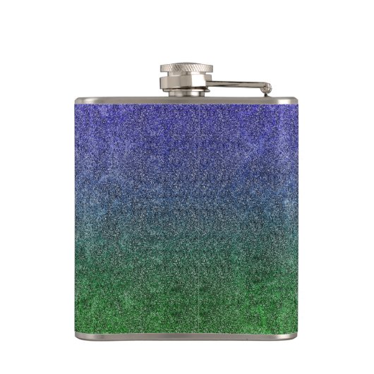 Valln Forest Nightfall Glitter Gradient Heupfles (Achterkant)