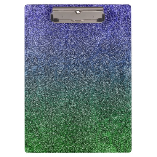 Valln Forest Nightfall Glitter Gradient Klembord (Voorkant)