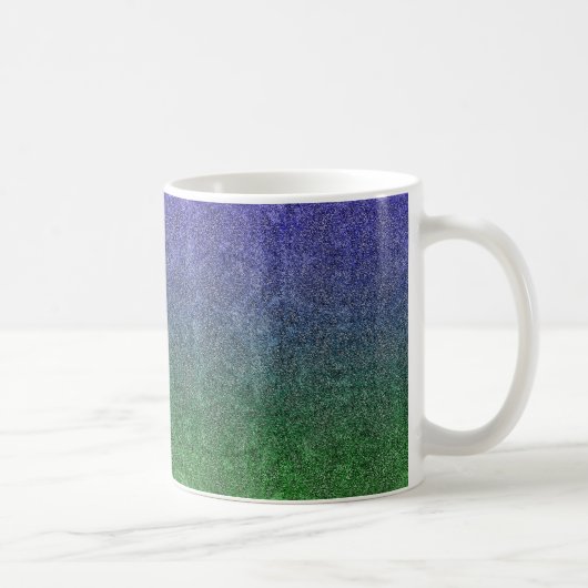 Valln Forest Nightfall Glitter Gradient Koffiemok (Rechts)