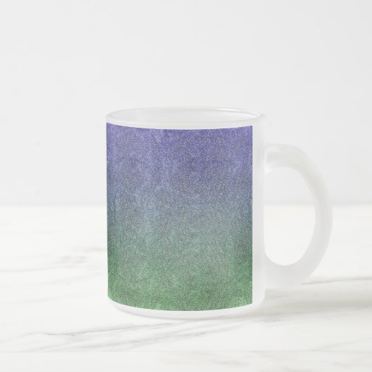 Valln Forest Nightfall Glitter Gradient Matglas Koffiemok (Rechts)