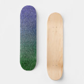 Valln Forest Nightfall Glitter Gradient Persoonlijk Skateboard (Voorkant)