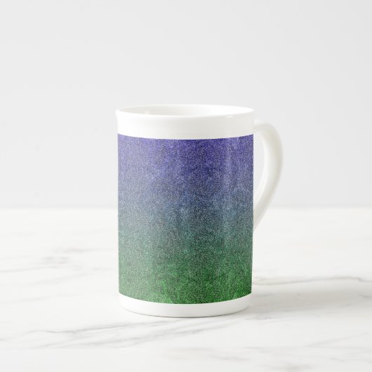Valln Forest Nightfall Glitter Gradient Porselein Kop (Voorkant rechts)