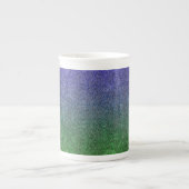 Valln Forest Nightfall Glitter Gradient Porselein Kop (Voorkant)