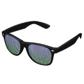 Valln Forest Nightfall Glitter Gradient Retro Zonnebril (Gekanteld)