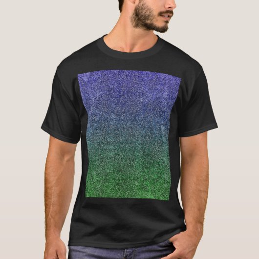 Valln Forest Nightfall Glitter Gradient T-shirt (Voorkant)