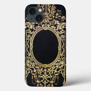 Valln Gold Lijst (ideaal voor een monogram!) iPhone 13 Hoesje