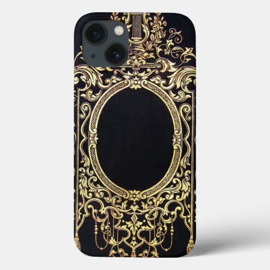 Valln Gold Lijst (ideaal voor een monogram!) Case-Mate iPhone Case (Achterkant)