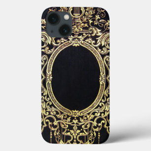 Valln  Gold Lijst (ideaal voor een monogram!) iPhone 13 Hoesje